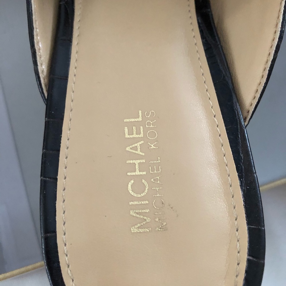 Michael Kors - Natasha slide embossed leather